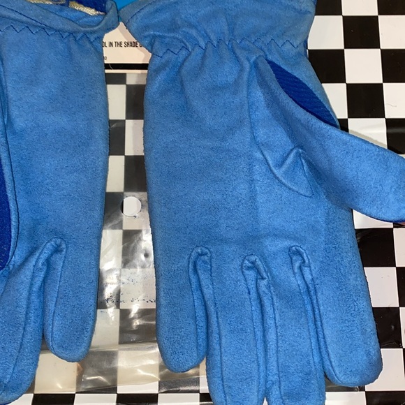NOS Vintage and SUPER rare 80s Pacific Palms BMX Freestylin’ gloves.M.Royal Blue - Picture 8 of 16